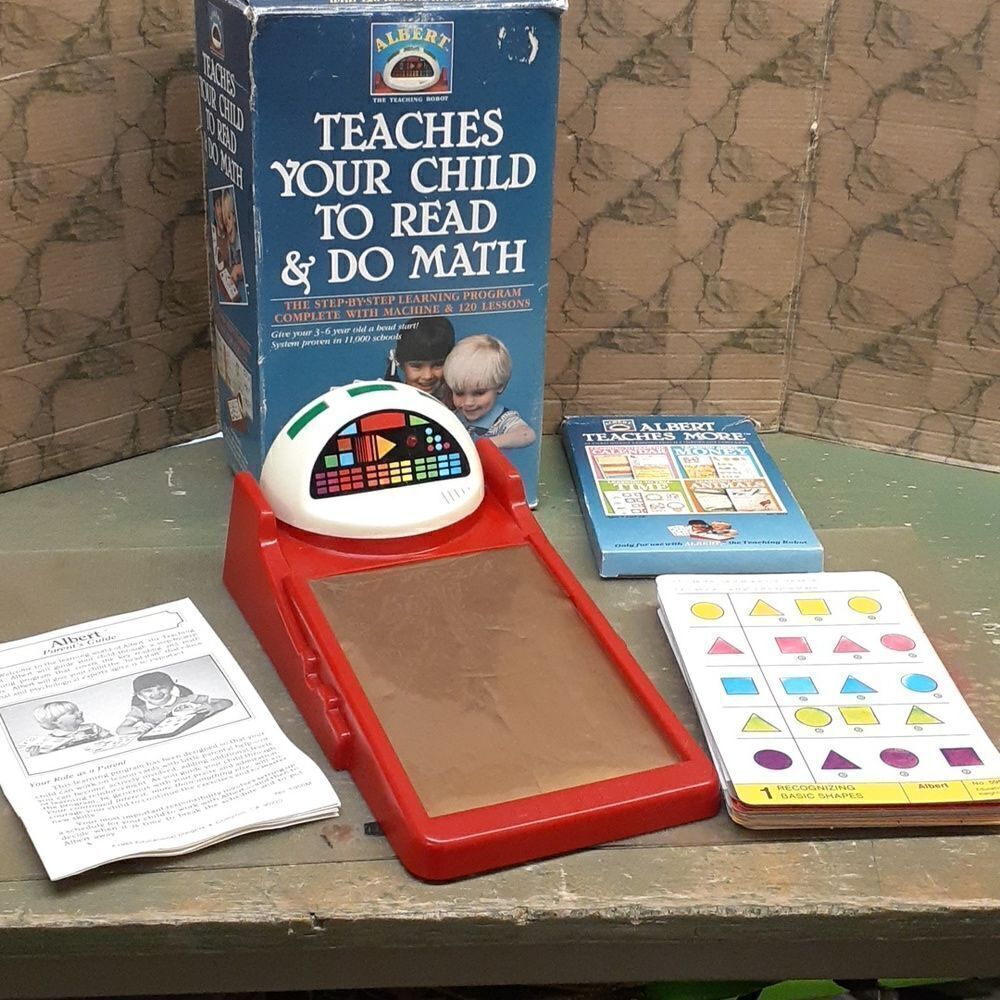 Albert The Teaching Robot Reading Math Educational Insights‎ 5950 Ages 3-6 VTG